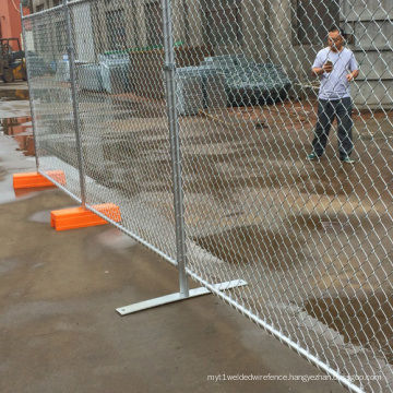 Chain Link Fence Portable Panels, Chain Link Temporary Fence, Temporary Chain Link Fence, Galvanized Chain Link Fencing